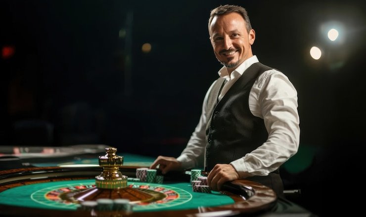 Live-dealer table interface at putrislot